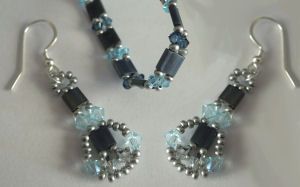 Tila Blue jean's oorbellen kit