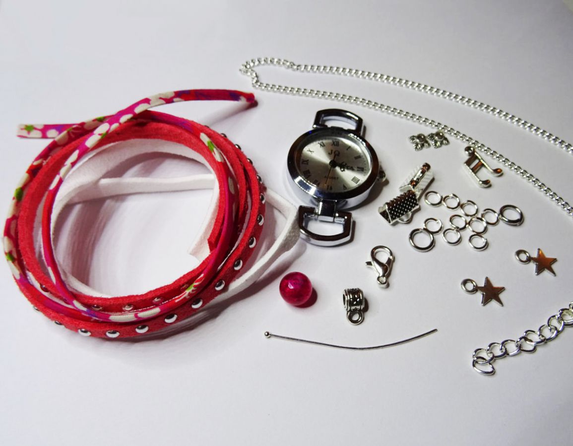 Koraal multi-rij horloge kit