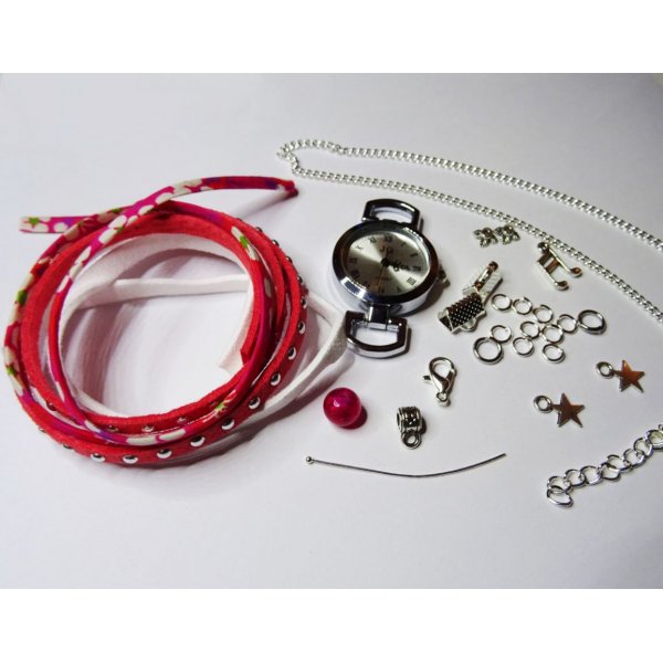 Koraal multi-rij horloge kit