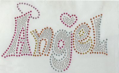 ENGEL MET STRASS PATROON