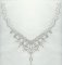 STRASS PATROON KETTING VEELKLEURIG