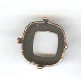 Krimp vierkant 12mm koper oud