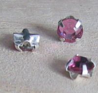 Strass 4mm Lichtroze x 10