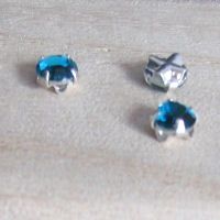 Strass 4 mm Indicoliet x 10