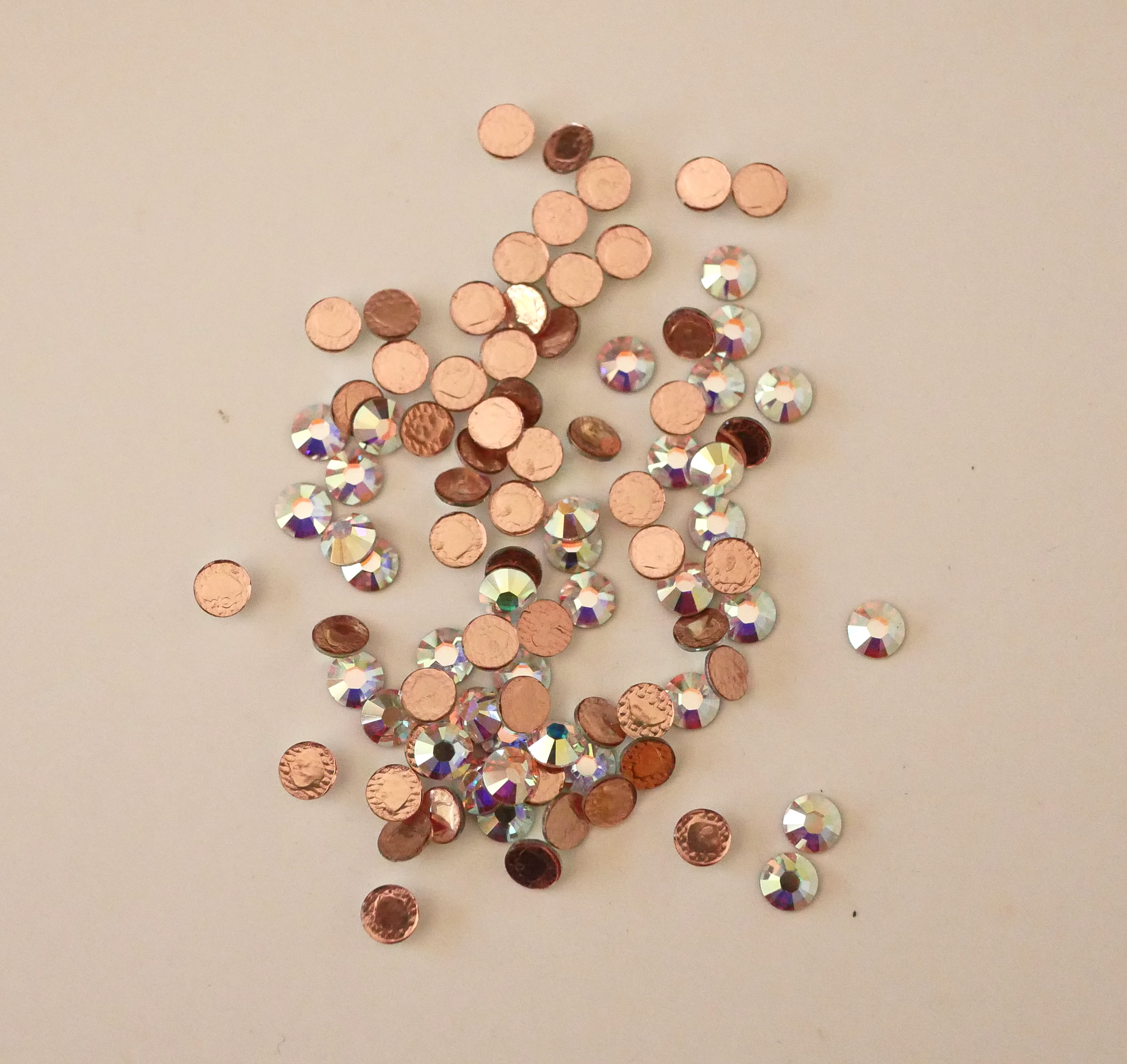 Strass SS16 kristal ab hotfix x12