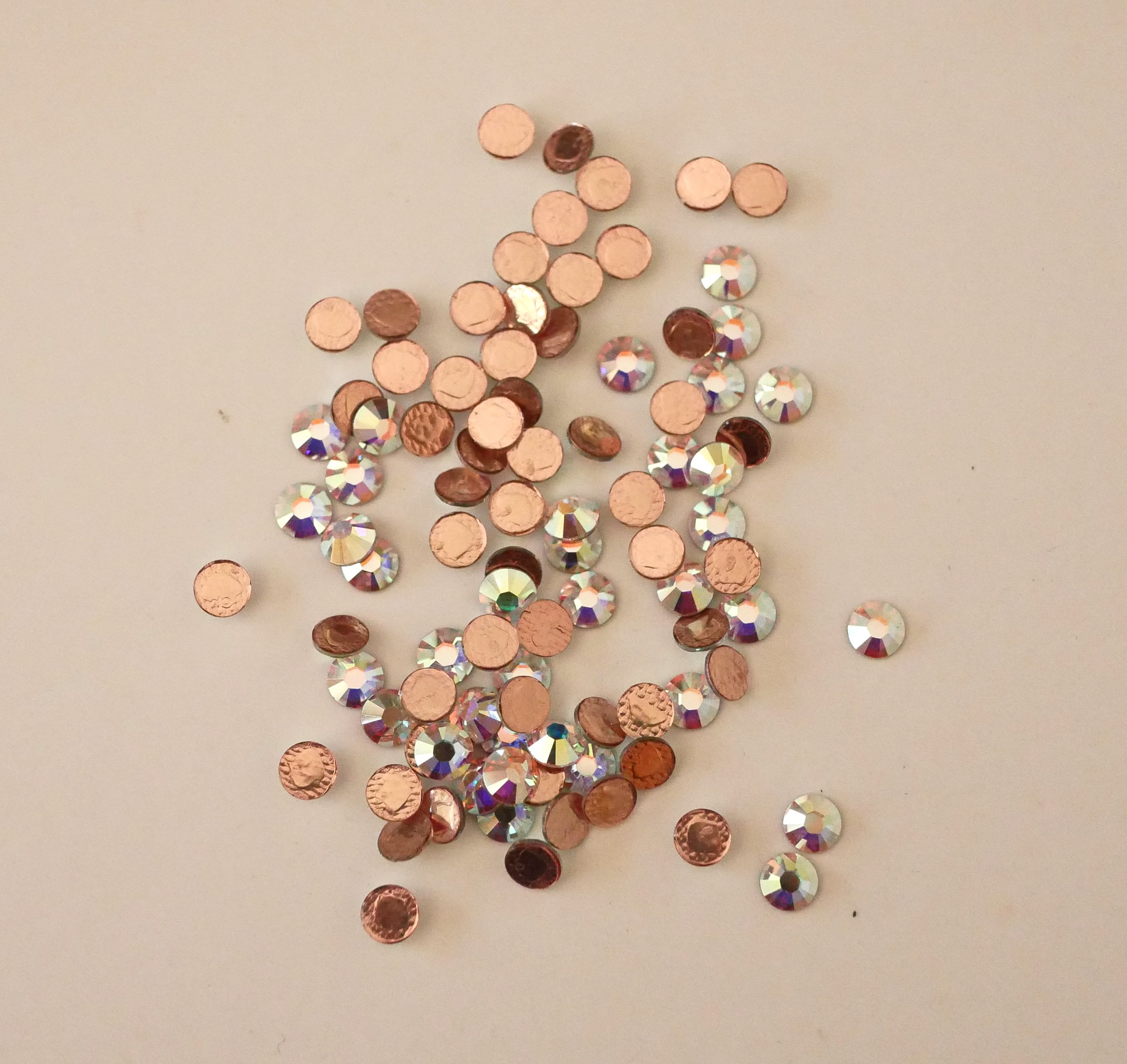 Strass SS16 kristal ab hotfix x12