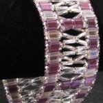 Tila &amp; Twist raamarmbandset Paars/Zilver