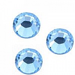 Strass SS20 Lichte saffier hotfix x 12