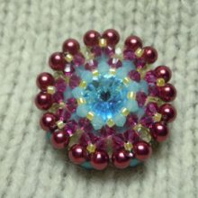 Parel broche Ronde de nacres