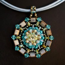 Hanger ketting Twina Turquoise groen