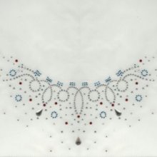 STRASS PATROON DRUPPEL KETTING