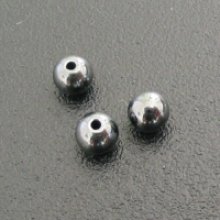 Ronde hematiet kraal 4mmx10