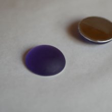 Cabochon Luna Zachte paarse tanzaniet diameter 18mm