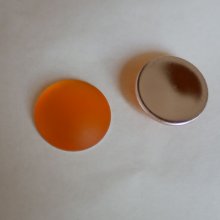 Cabochon Luna Zachte Topaas diameter 24mm