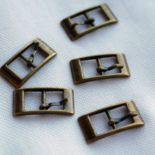 Antiek bronzen gespen voor 8mm riem stijl armband x 5